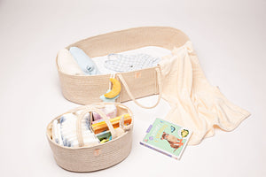 Baby Changing Basket - Moses Basket Set Of 4 Pieces